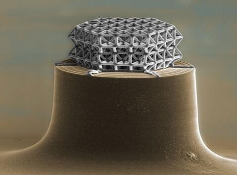 德国科学家利用3D打印技术打印出世界最小人造晶格结构
