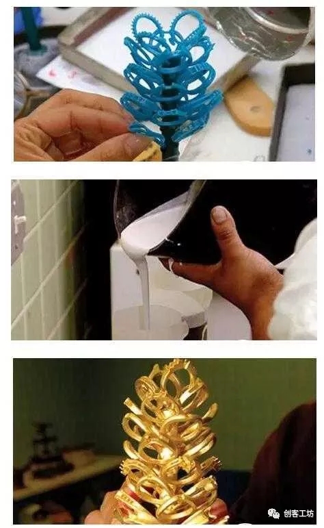 3D打印机首饰上色