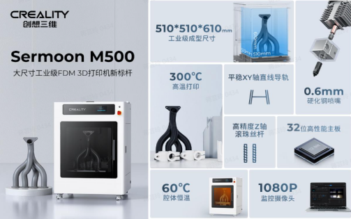 工业级3D打印机新标杆 Sermoon M500让生产更高效
