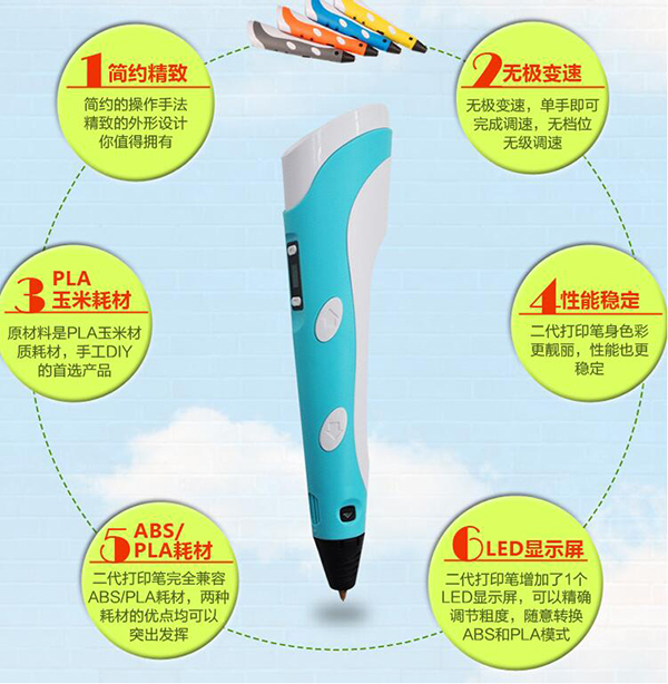 3D打印笔让孩子成为新世纪的神笔马良