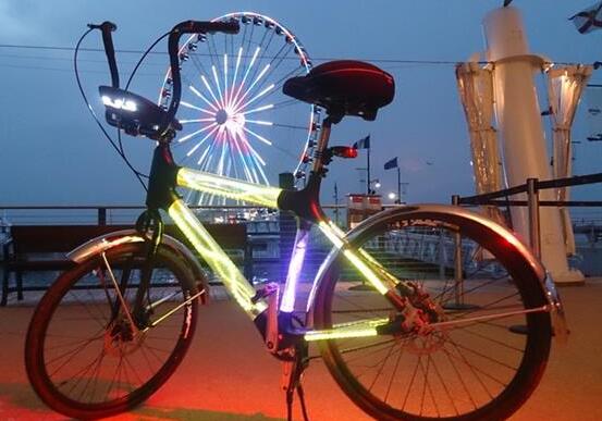 3D打印帮助打造功能强大的发光自行车 3D打印帮助打造功能强大的发光自行车