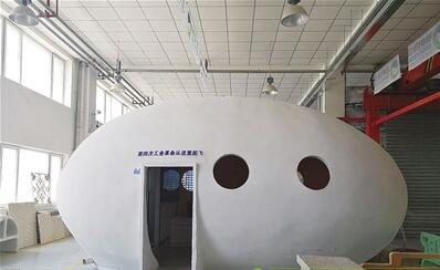 青岛3D打印移动式酒店房屋面市并首售400套