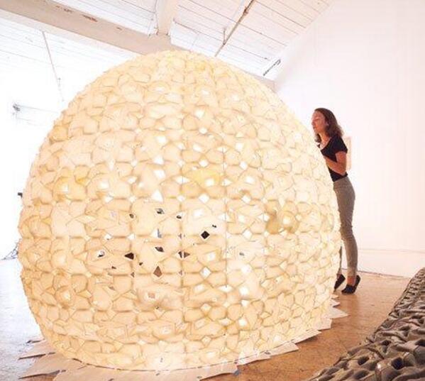 这个漂亮的建筑物居然用盐3D打印而成