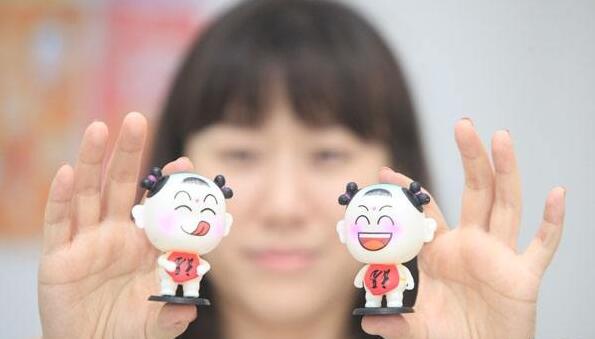 3D打印技术设计"全运宝宝"惹人爱