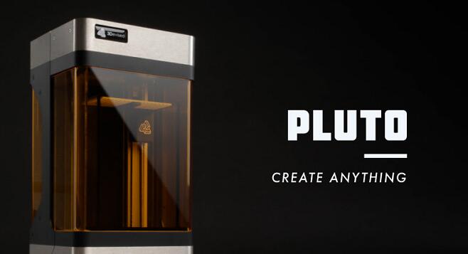 世界最小的DLP 3D打印机PLUTO重仅4.5kg