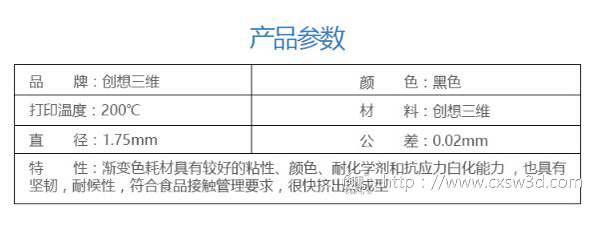 多色渐变PLA 3d打印材料让你的3D打印世界酷炫十足