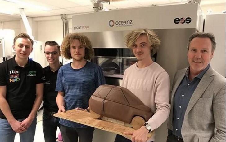 荷兰学生团队创建完全可回收的3D打印汽车