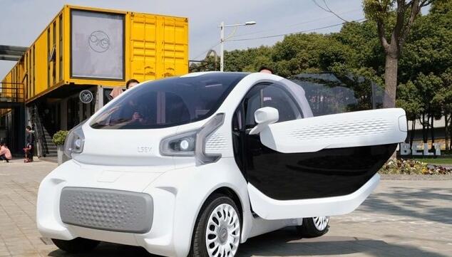 国内首款量产3D打印电动车现身上海