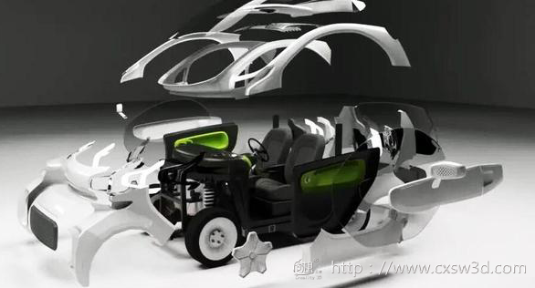 全球首款量产3D打印电动汽车诞生！汽车个性化制造时代来临