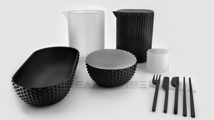 3D打印餐具套装系列
