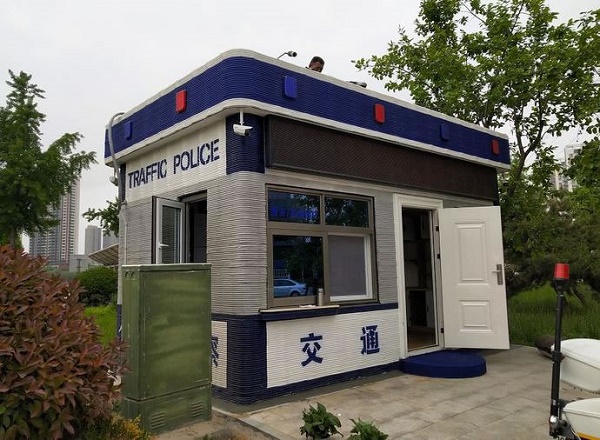3D打印交警亭