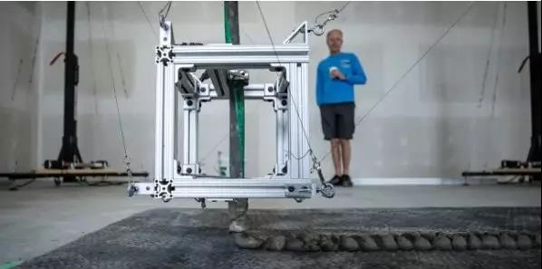 3D打印水泥演示现场 3D打印水泥演示现场