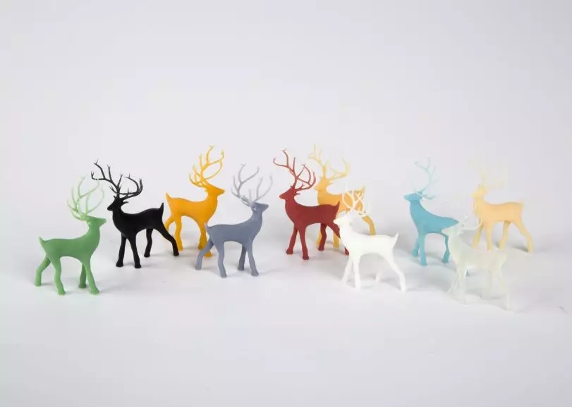 3D打印机打印完成后的效果展示图 3D打印机打印完成后的效果展示图