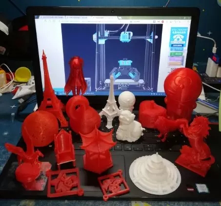 3D打印机打印好的模型图