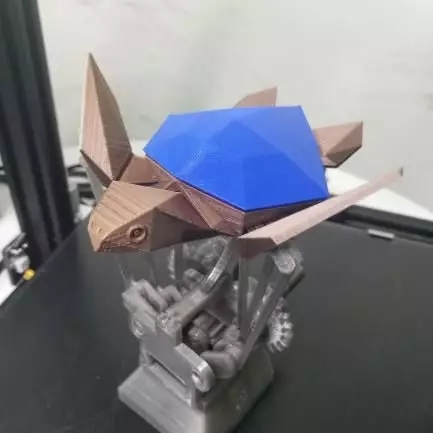 3D打印机作品：飞翔的海龟