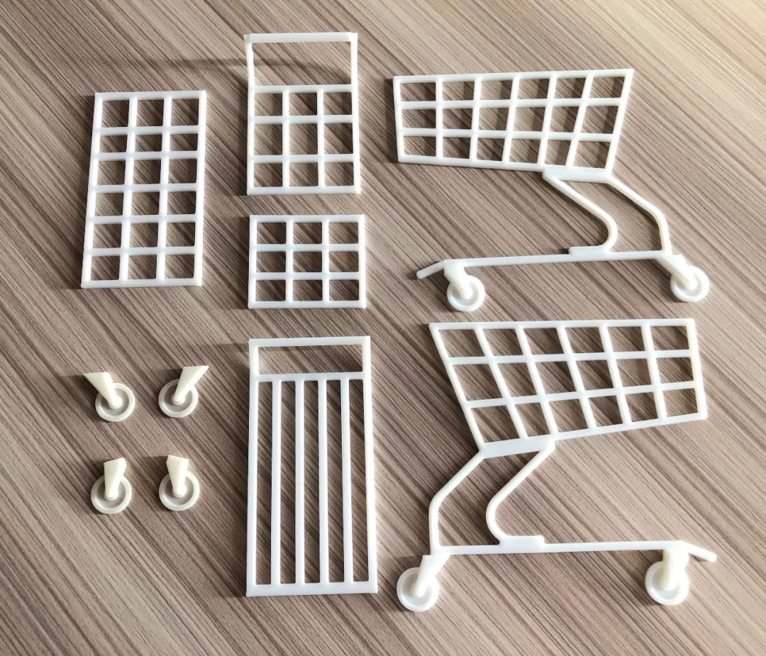 3D打印机模型购物车全部零件展示