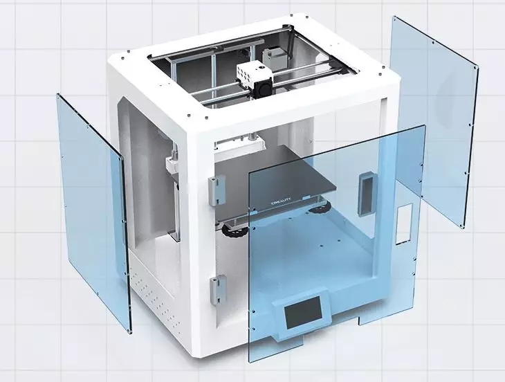 CR-5 Pro 3D打印机外观设计