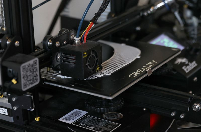 3D打印防疫物资过程图片