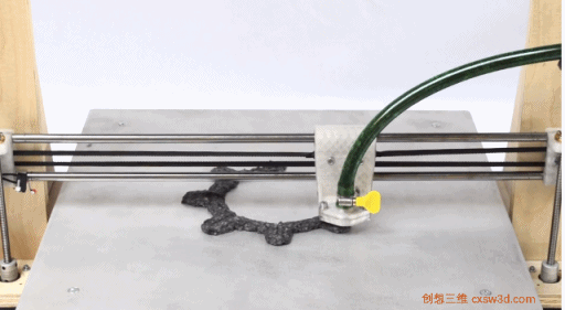 使用废料纸糊作为3D打印机的打印材料